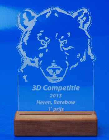 Acrylaat (Perspex) Bear