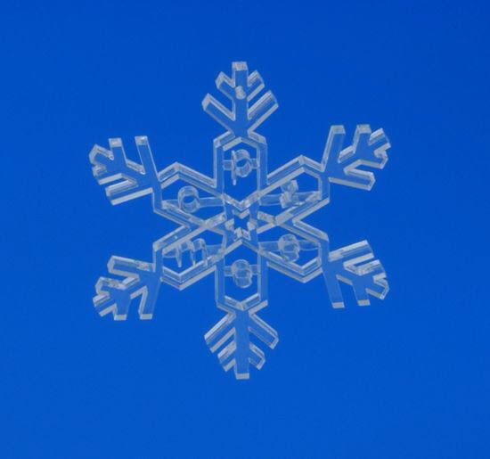 Acrylaat (Perspex) Sneeuwvlok